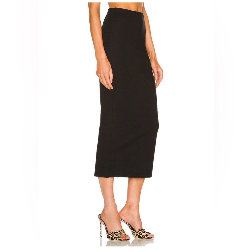 Michael Costello x Revolve Classic Black Midi Pencil Skirt - Picture 2 of 4